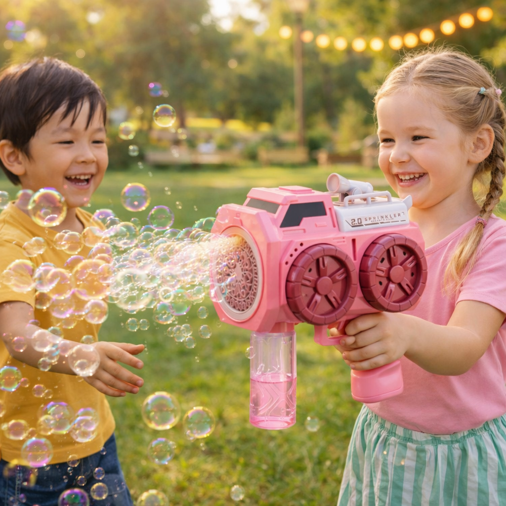 Maquina Pistola De Burbujas Automatica Para Niños