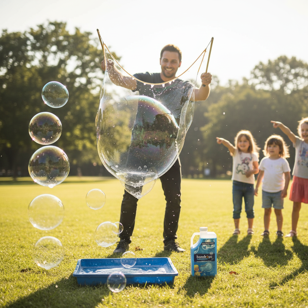 Jabón Líquido Para Hacer Burbujas Gigantes Y Pequeñas