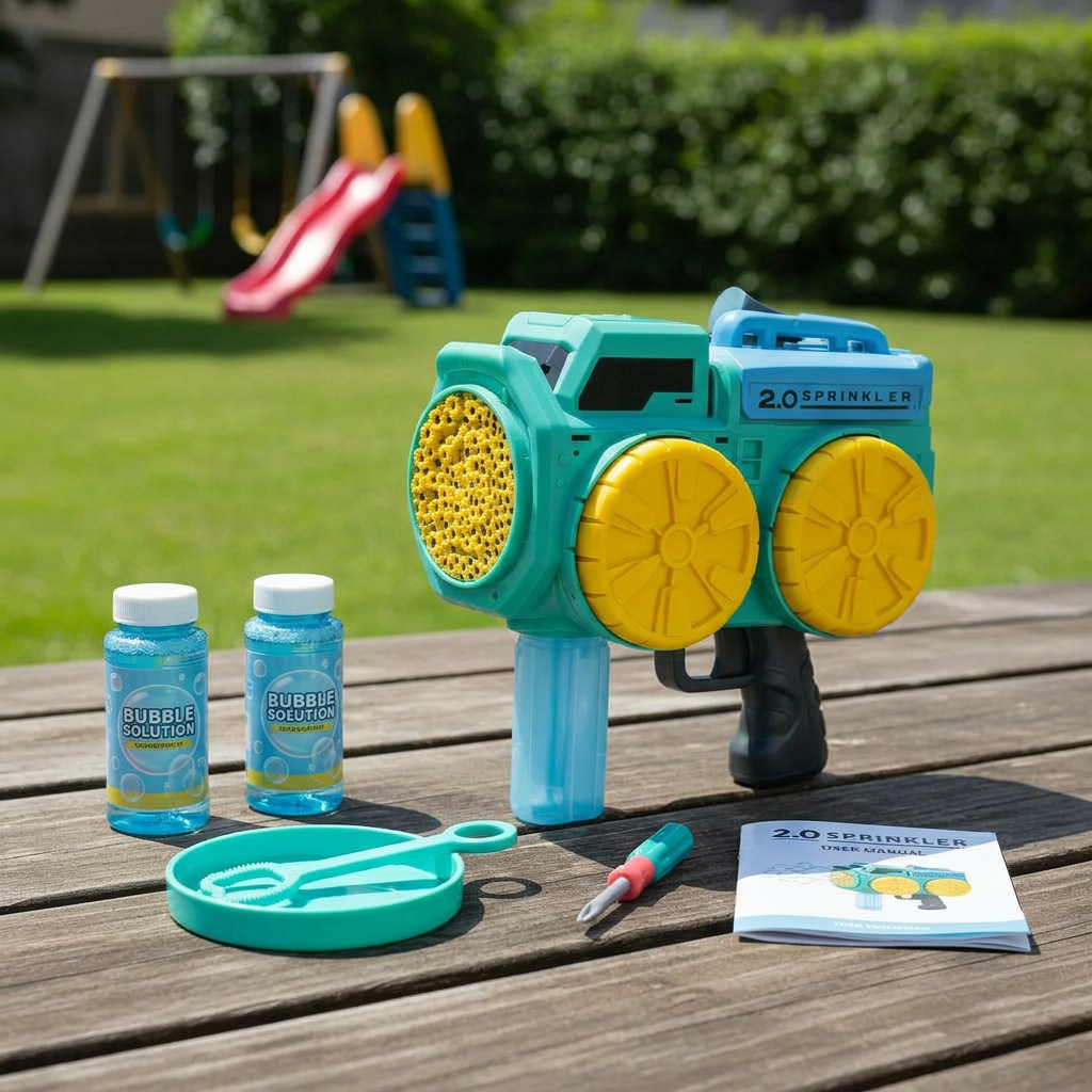 Maquina Pistola De Burbujas Automatica Para Niños