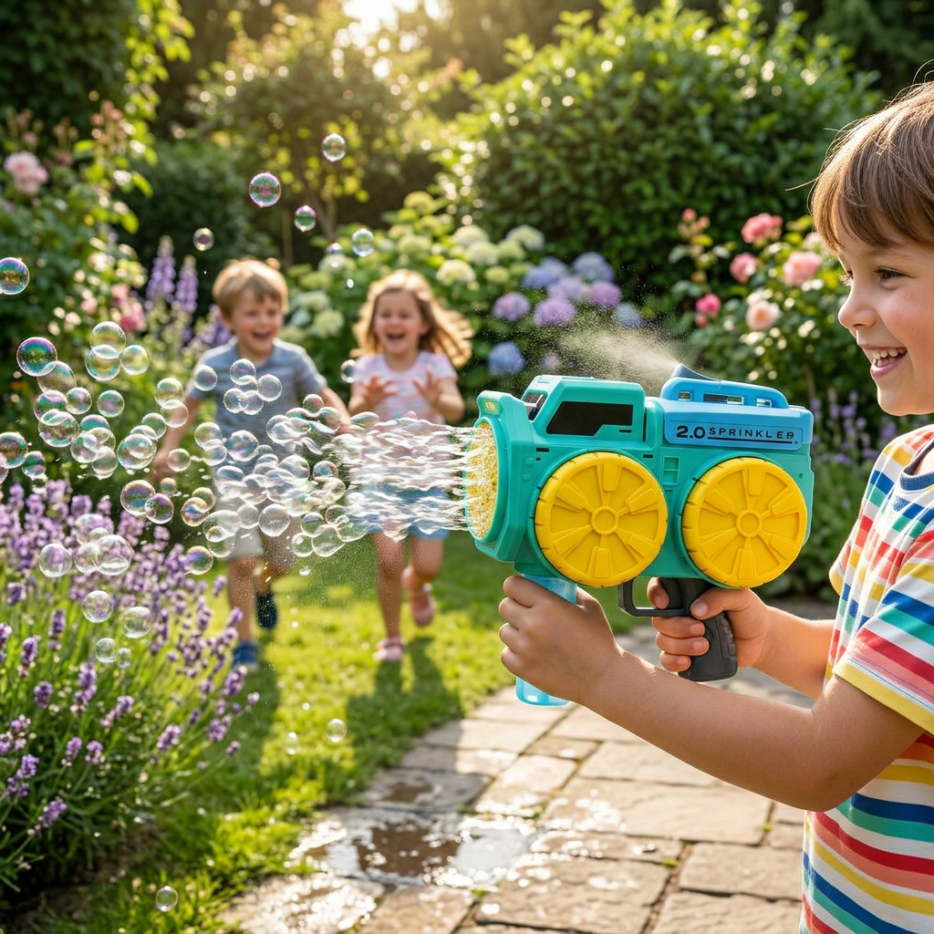 Maquina Pistola De Burbujas Automatica Para Niños