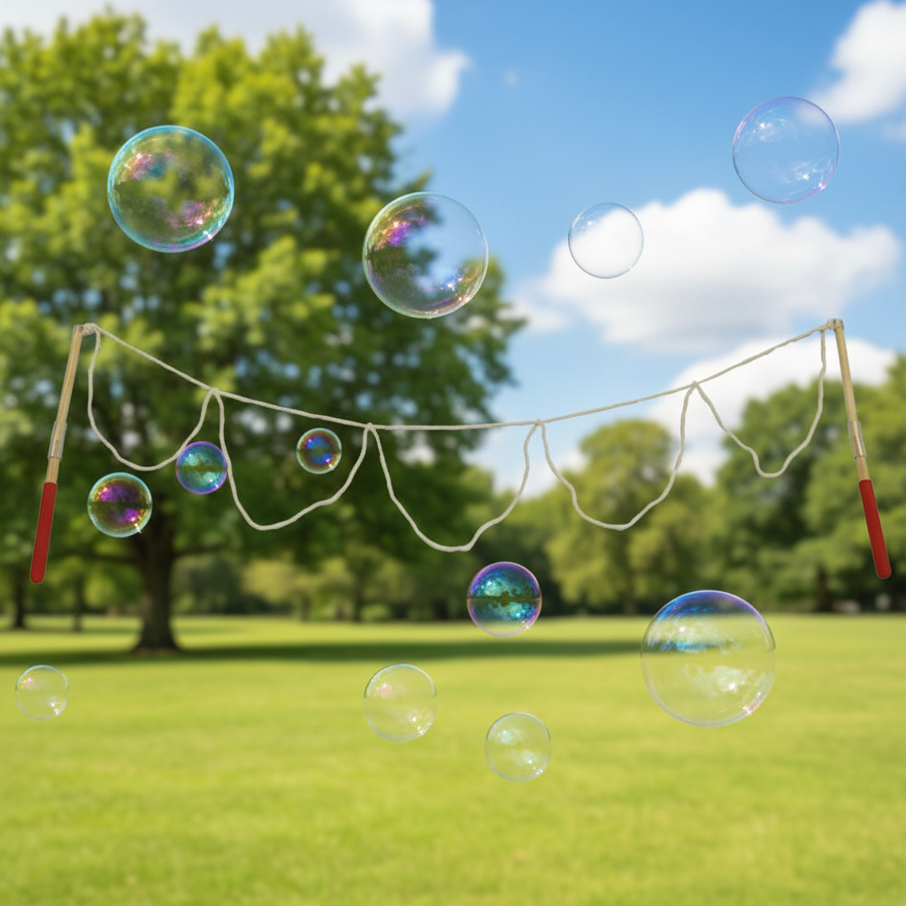 Mis Varitas Para Hacer Burbujas Gigantes de 5 Lazos